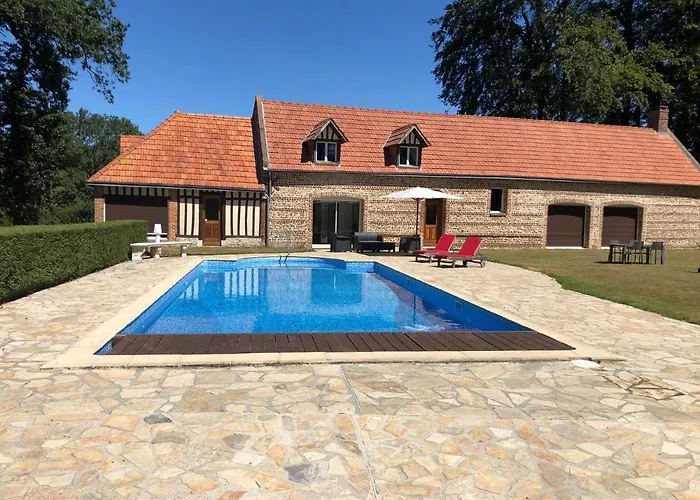 Maison d'hôtes Clos Celeste - Campagne D Etretat Avec Piscine Et 4*